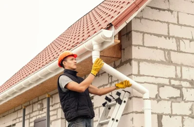 Pose et remplacement de gouttières à Malay-le-Grand